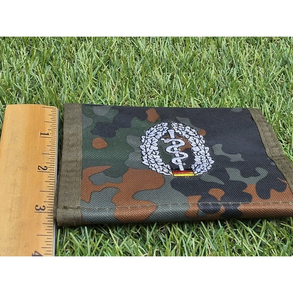 Vtg Mil-Tec Strum German Army Medical Unit Wallet Camaflauge NWOT